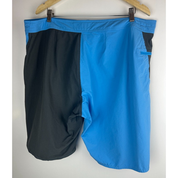 *Flawed Patagonia Men's Stretch Wavefarer Board Shorts Blue Gray Trunks Size 38 - Picture 11 of 12